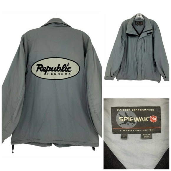 Spiewak Republic Records Sz XL Fleece Lined Jacket - Picture 1 of 9